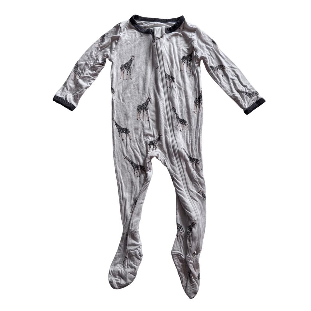Kyte bamboo giraffe zipper footies